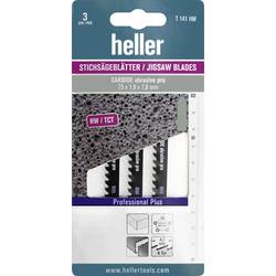 Heller 31058 Heller CARBIDE abrasive pro Stichsägeblatt, Set 3-teilig, 75 x 1,9 x 7,8 6 Tpi (4,2 mm) 3 St.
