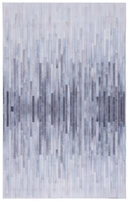 SAFAVIEH Faux Hide Machine Washable Slip Resistant Basanti Modern Abstract Rug