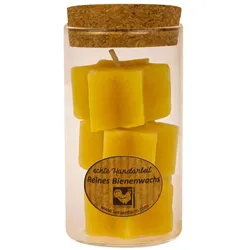Bienenwachs - Sternkerze im Zylinder teelichtgröße 3er-Set