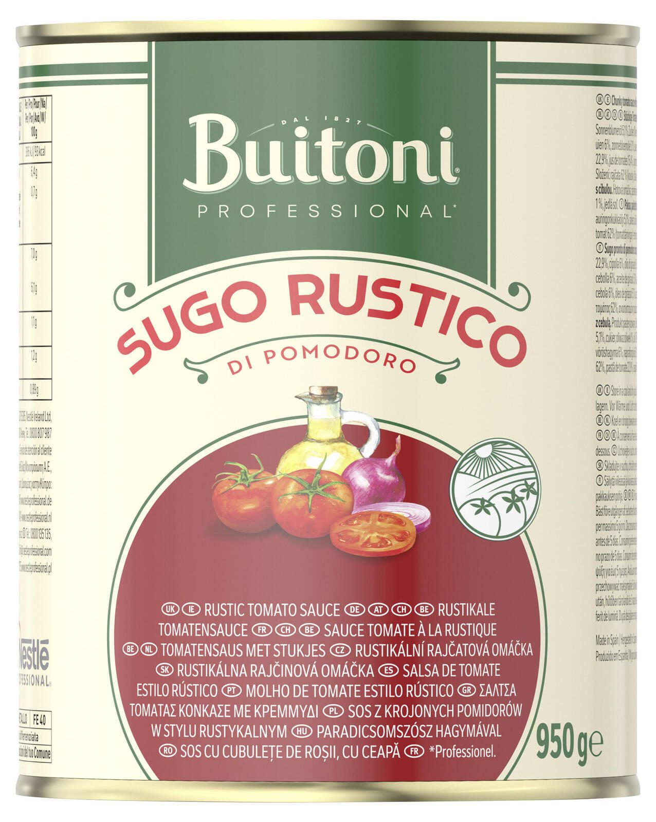 Buitoni® Professional Buitoni® Stückige Tomatensauce mit Zwiebeln 950,0 g 12606302