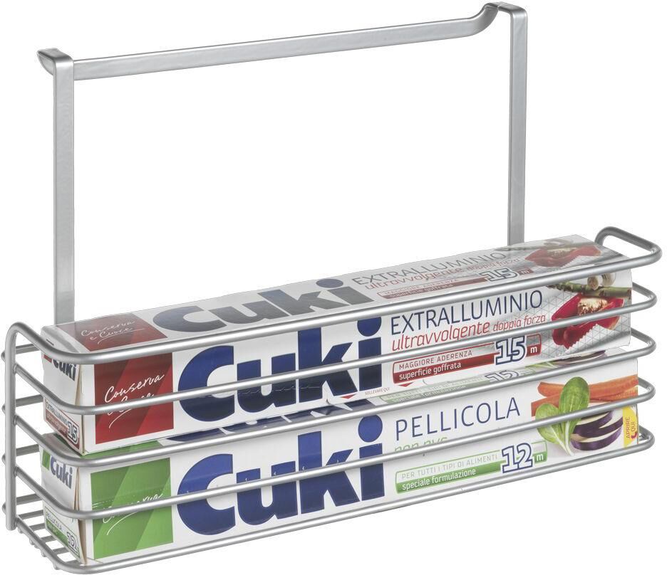 Einhängekorb METALTEX "Galileo", silber (silberfarben), B:34cm H:22cm T:12cm, Metall, Aufbewahrungsboxen, Einhängekorb, Bodenfläche 34 x 12 cm
