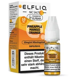 ELFLIQ – Pineapple Mango Orange NicSalt Liquid 10ml / 10mg
