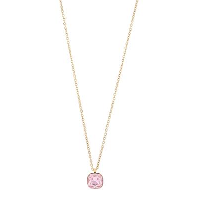 Kette ohne Anhänger ADELIA´S "Halskette mit Anhänger – aus Edelstahl", rosa (gold), Halsketten, Damen, 45cm, Edelstahl, Ideal als Geschenk zum Valentinstag