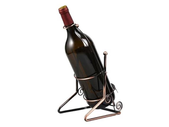 Lagerregal Stehendes Weinregal aus Schmiedeeisen im Vintage-Stil(Mittel)