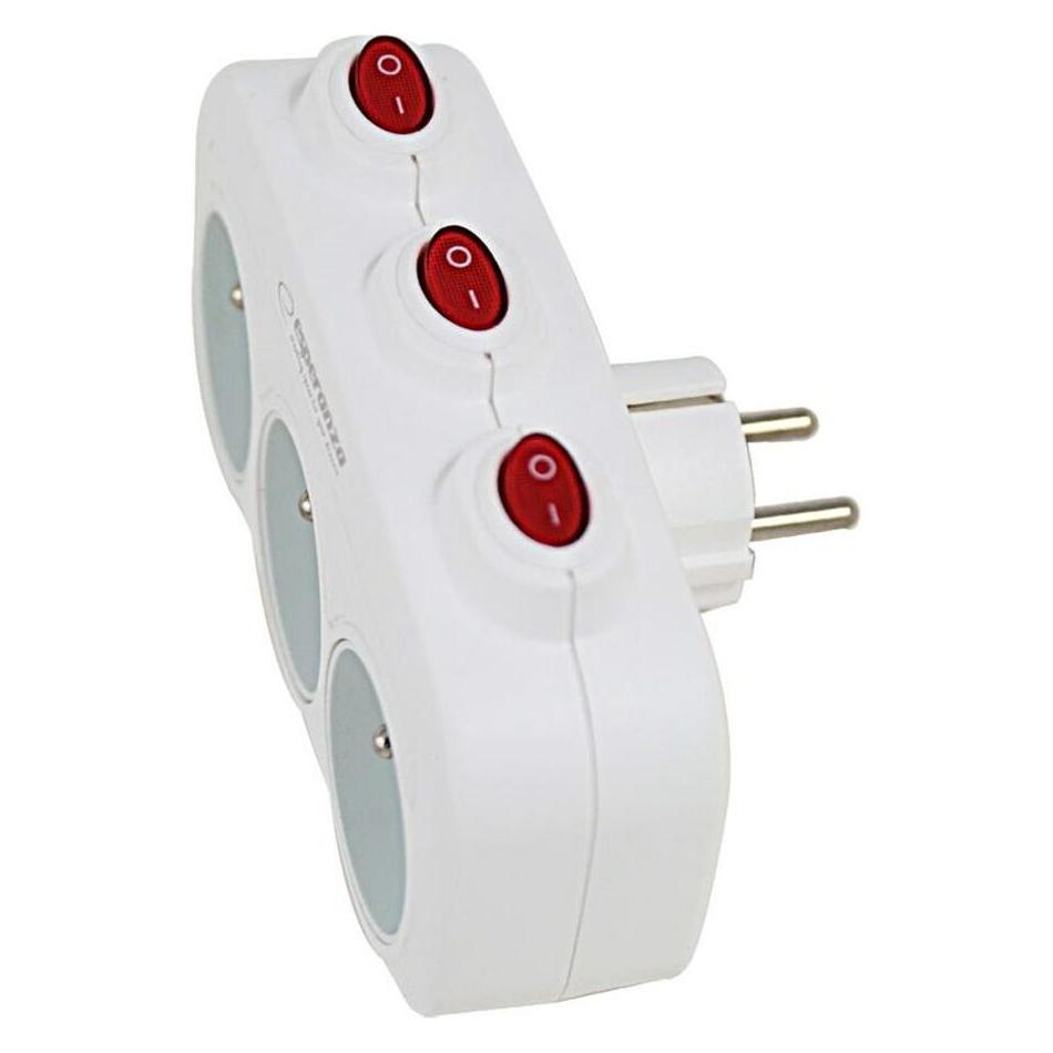 Esperanza Elektrischer Splitter (3x, CEE 7/5) (ELK307W)
