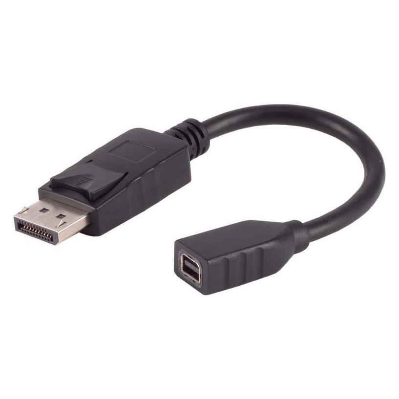 Shiverpeaks S/CONN maximum connectivity DisplayPort 1.2 Adapter, DisplayPort Stecker auf Mini DisplayPort Buchse (DisplayPort) (10-01031)