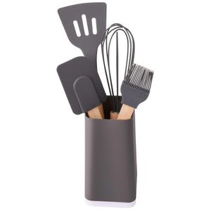 Böttcher-AG Küchenhelfer-Set mit Behälter, aus Silikon, 5-teilig