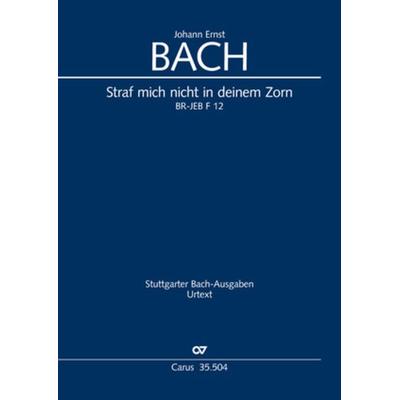 Straf mich nicht mit deinem Zorn (Klavierauszug) -