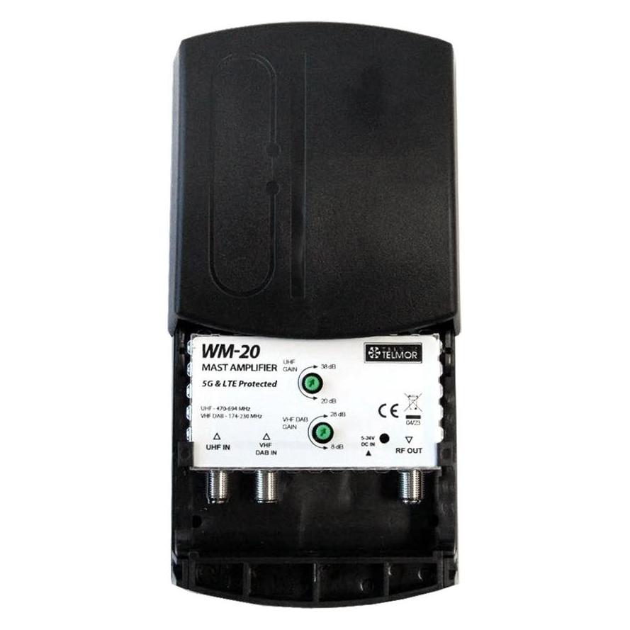 Telkom Telmor Mastverstärker WM-20 UHF VHF DVB-T2 5G PROTECTED (ANT0727)
