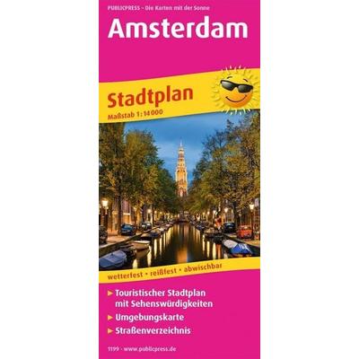 Publicpress Stadtplan Amsterdam 1:14.000, Sonstige von , KOMPASS Freytag & Berndt, 978-3-96132-199-5