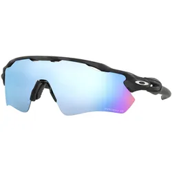 Oakley Radar EV Path Prizm Deep Water Polarized Sonnenbrille - XL (138 mm) - Matte Black Camo