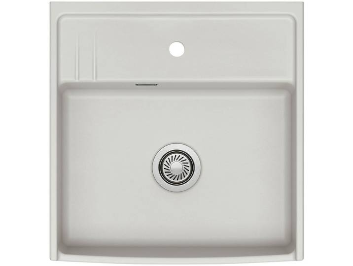 Systemceram Spüle Kentro 60, Alu, Keramik, 59.5x20.0x61.8 cm, Küchen, Küchenausstattung, Küchenspülen, Keramikspüle