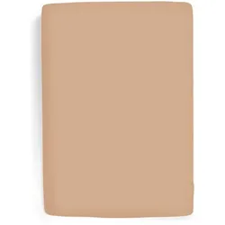 kaeppel Spannbetttuch Biber 100 x 200 cm Beige Sand