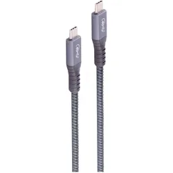 Shiverpeaks -BASIC-S--USB-C Verbindungskabel--USB Kabel Typ-C Stecker auf Typ C Stecker, 4.0 Gen 3x2, PRO, 1... (1.50 m, USB 4, 100 W), USB Kabel