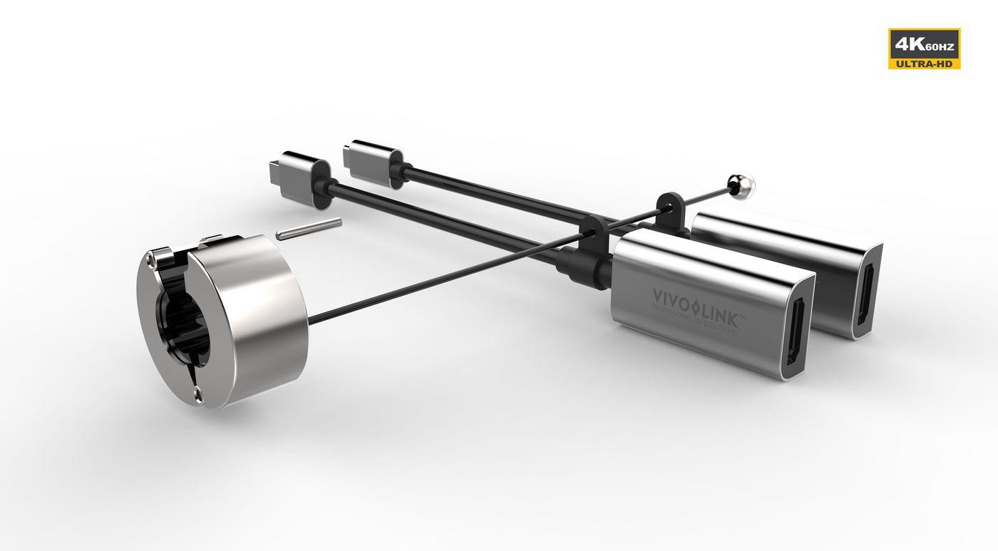 VivoLink PROADRING8S HDMI-adapter, Mannelijk naar Vrouwelijk, Recht, 2.0b