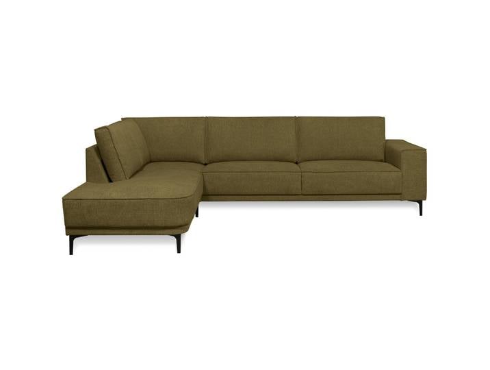 Ecksofa Marjorie Stoff senf B 289 T 210 cm