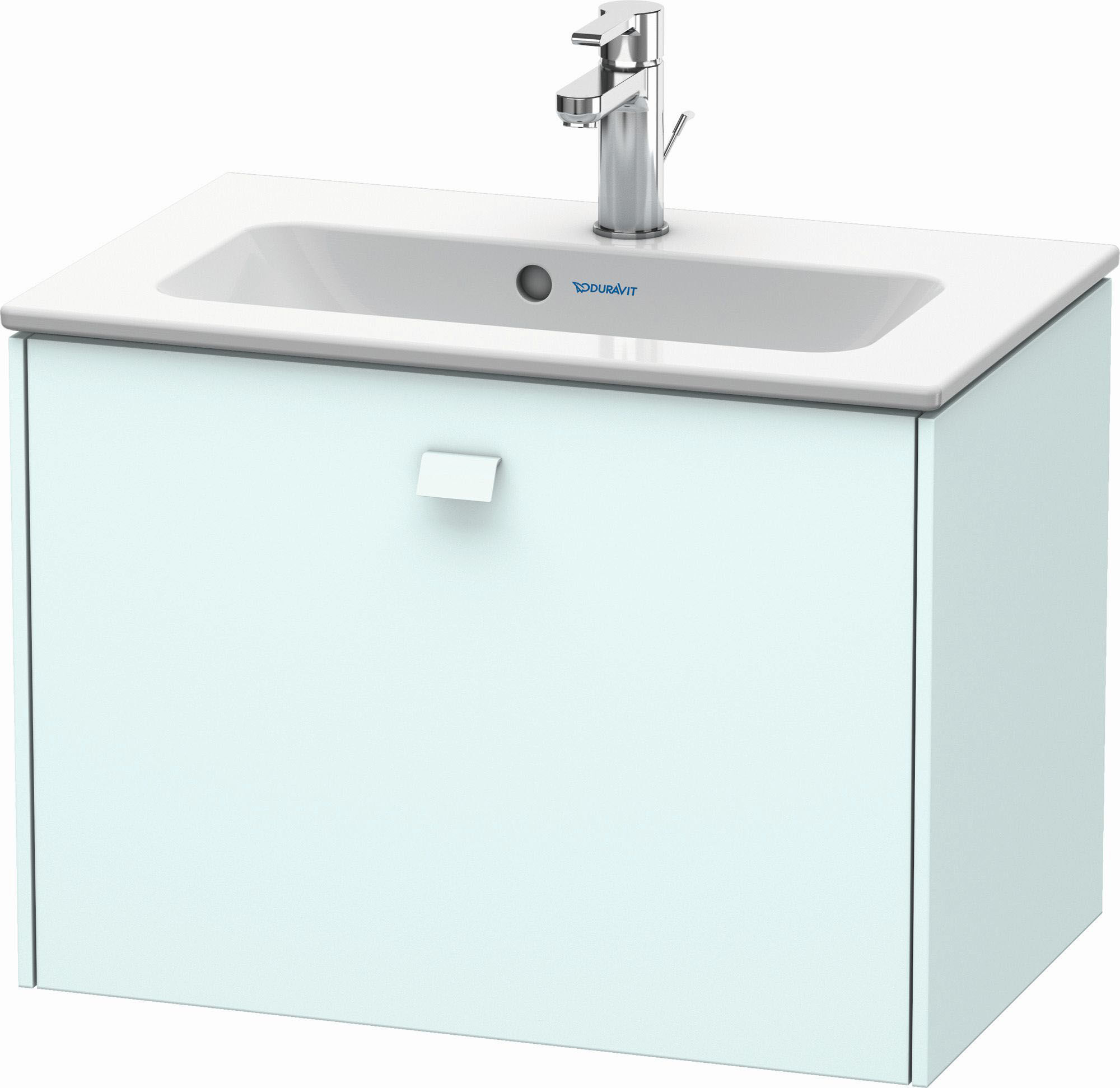 Brioso Duravit BR401000909 620x389mm, Compact, Bleu Pâle Mat , 2000 extractible