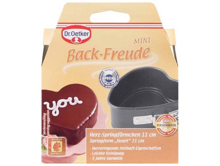 Dr. Oetker Herz-Springform 11cm BackFreudeMini