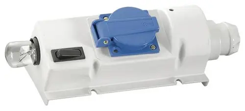 Hager ZAY75924 ZAY75924 Schrankbeleuchtung 15W m.Schalter Steckdose 10A Sicherung DII Schrankbeleuchtung 1St.