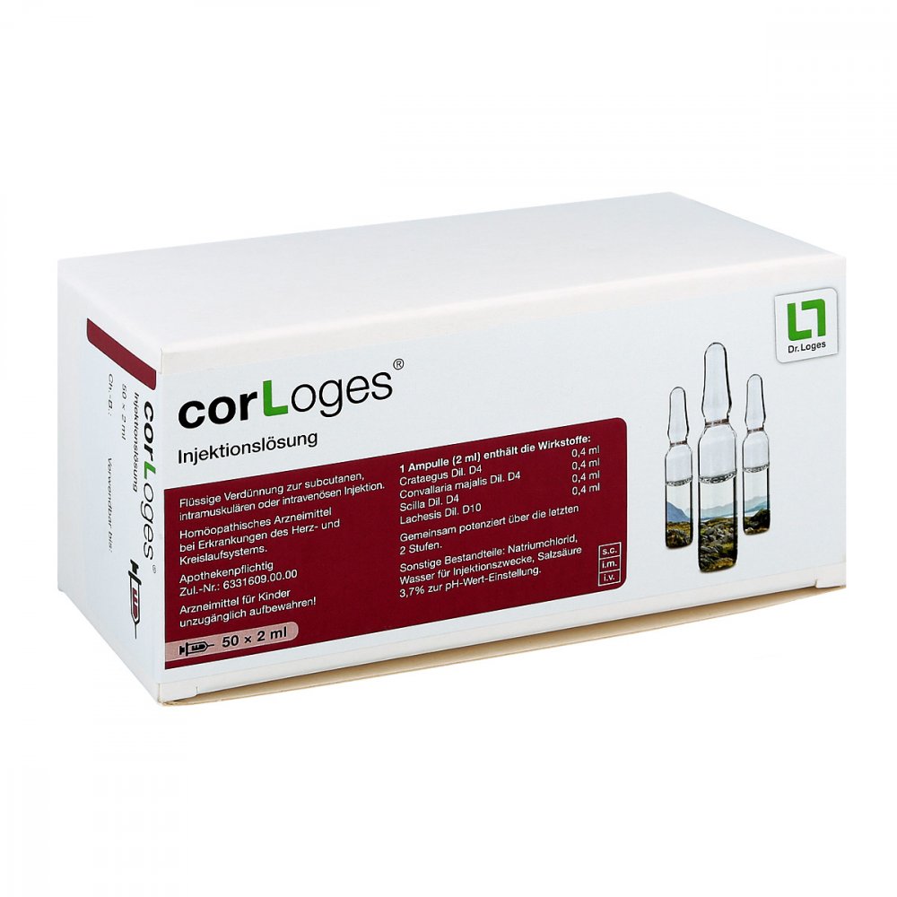 Dr. Loges + Co. GmbH Corloges Injektionslösung Ampullen 02860669