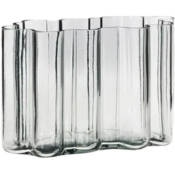 Glasvase Umber klar gewellt 30 x 19cm