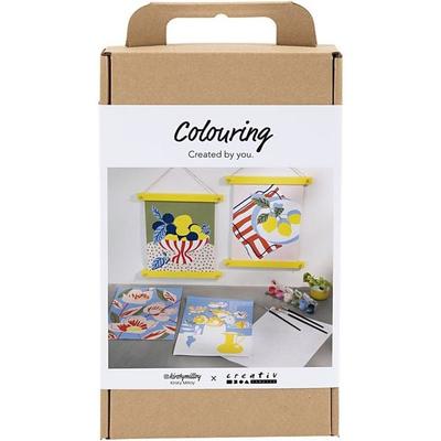 Creativ Company Kreativ Set Ausmalen, Malen nach Zahlen, Acrylfarbe