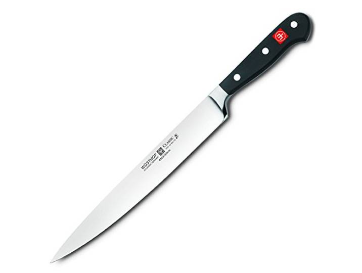 Wüsthof Schinkenmesser, Classic (4522-7/23), 23 cm Klingenlänge, geschmiedet, rostfreier Edelstahl, schmales, sehr scharfes Messer für Fleisch
