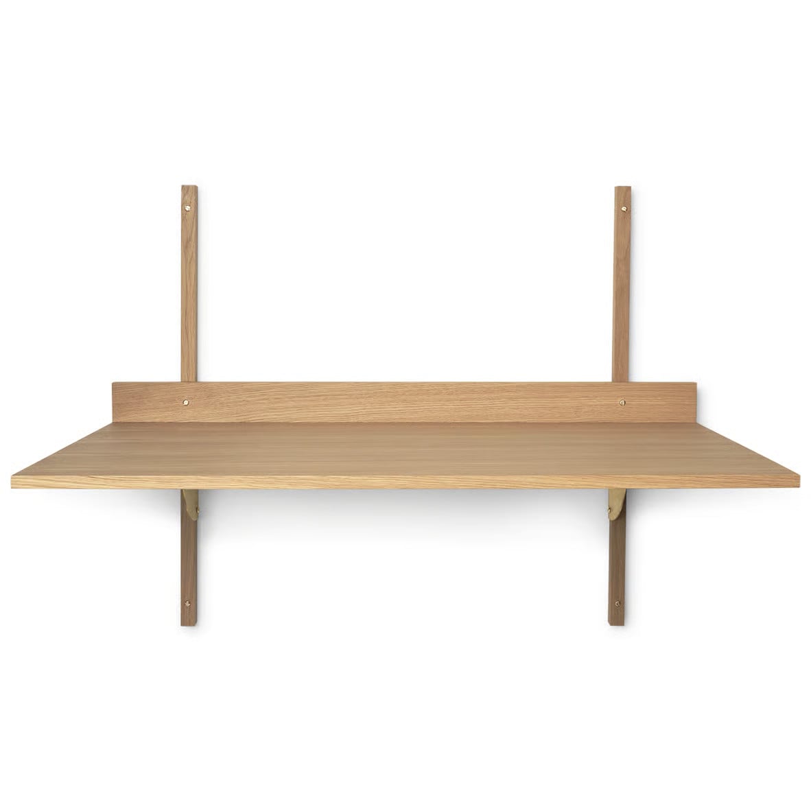 Ferm Living Sector bureau Oak-brass computer desk voor home office