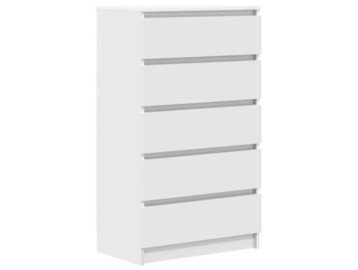vidaXL Schubladenschrank, Schrank mit viel Stauraum, Kommode für Schlafzimmer Wohnzimmer, Anrichte Sideboard Beistellschrank, Weiß Holzwerkstoff