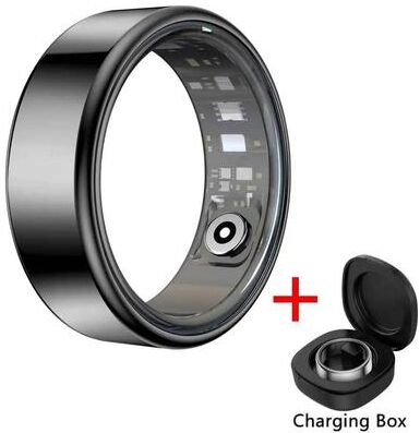 Uplift Treasures Smart Health Fitness Ring Heart Rate SpO2 Multi Sport Tracker black With Box 9