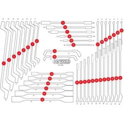 KS Tools Leere Schaumstoffeinlage zu 811.1041 - 811.1041-97