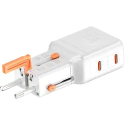 4smarts Weltreiseadapter Nomad Pocket 65W, weiß