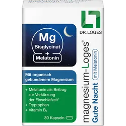 Magnesium-Loges Gute Nacht mit Melatonin 30 ST