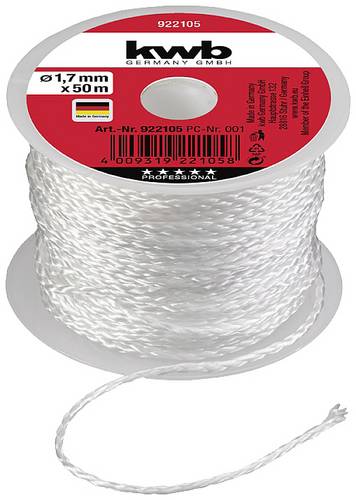 Kwb 922105 Maurerschnur 1,7mm Weiß 50m
