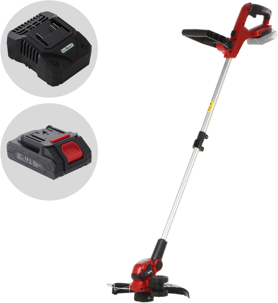 GeoTech X-Line GC-20V - Tagliabordi a batteria - 20V 2Ah