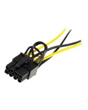 StarTech.com SATA Strom auf 8 pin PCI Express Grafikkarten Stromkabel PCIe Y-Kabel Adapter Leistung M bis PCI-Express-Stromversorgung 8-polig M 15 cm (SATPCIEX8ADP)