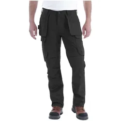 Carhartt, Arbeitshose, STEEL MULTIPOCKET PANT BLACK Gr.W36/L32 (W36/L32)