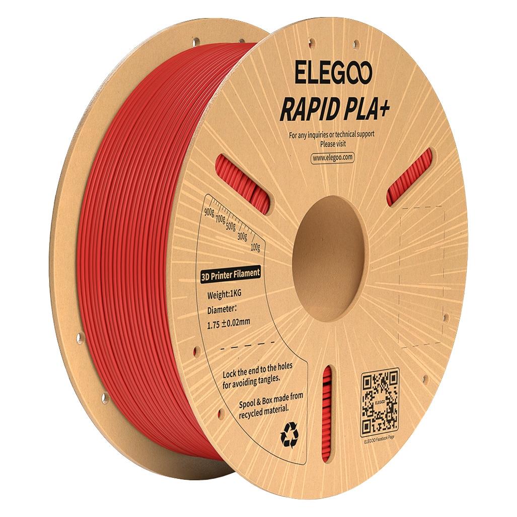 Elegoo RAPID PLA+ 1,75mm RED 1kg (PLA, 1000 g, 1.75 mm) (50.203.0119)