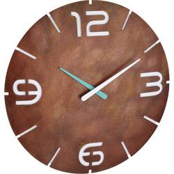 TFA Dostmann 60.3536.08 Funk Wanduhr 35 cm x 35 mm Rost