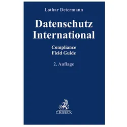 Datenschutz International, Fachbücher von Lothar Determann