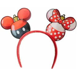Loungefly, Haarband + Haarreif, - Serre Tete Disney - Mickey Minnie Ornament - 0671803438170