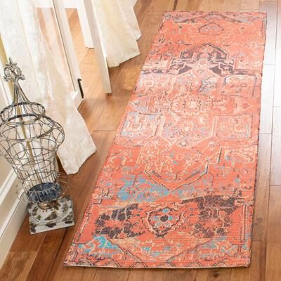 SAFAVIEH Handmade Saffron Gulzhazira Modern Tribal Cotton Rug