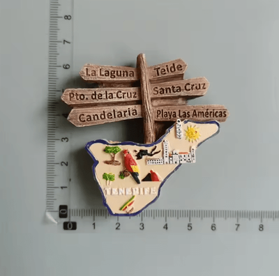 Inspire Picks Spain Tenerife Fridge Magnets Travel Souvenir Decor For Home & Kitchen 14