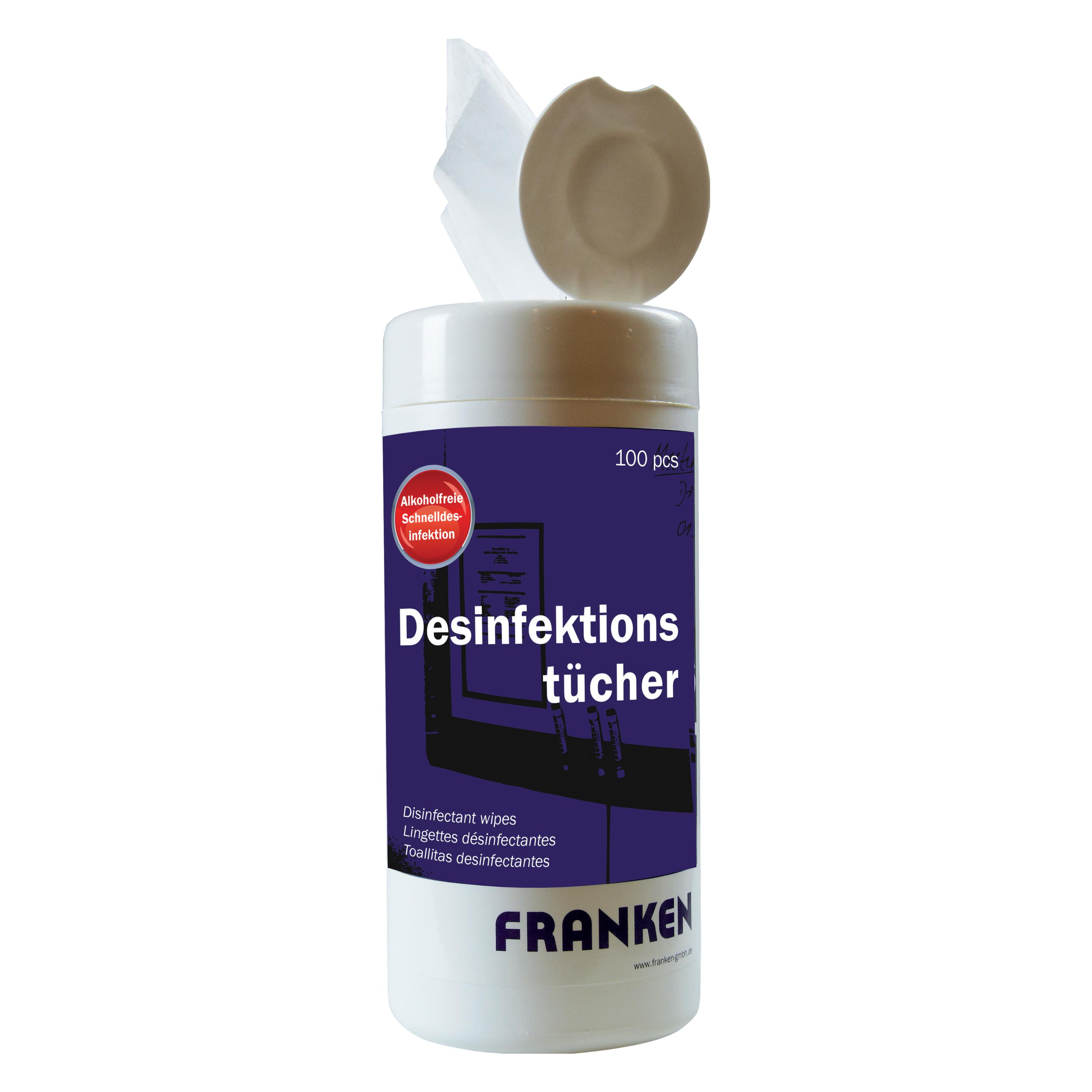 Franken Reinigungstücher Desinfektion Spender für Whiteboard (Z1919)