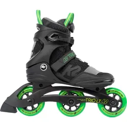 K2 TRIO LT 100 BOA Inline Skate 2026 black/green - 44