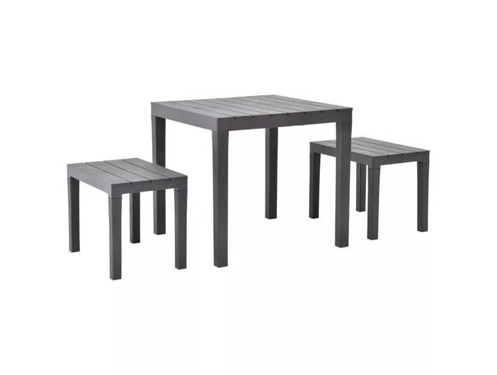 VidaXL - Gartenmöbel-set plastik, One Size, Braun