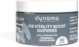 Screaming O Dynamo Wellness His Vitality Boost Gummies 60 Count