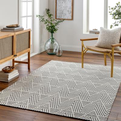 Livabliss Risal Handmade Modern Graphic Wool Blend Area Rug