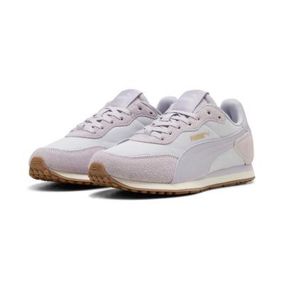 Sneaker PUMA "ST MILER ROSE", Damen, Gr. 38,5, Textil, rosa (lavender pop, silber mist, gum), Leder, mehrfarbig, Schuhe Sneaker, für sportlichen Look, mit Gummilaufsohle, mit Dämpfung