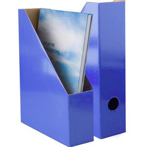 Landre Stehsammler 100552130, A4, Pappe, blau